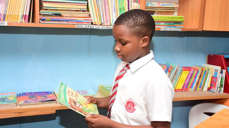 LIBRARY AT BAYBOS HOME SCHOOL